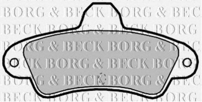 BORG & BECK bbp2128 -  Комплект тормозных колодок, дисковый тормоз